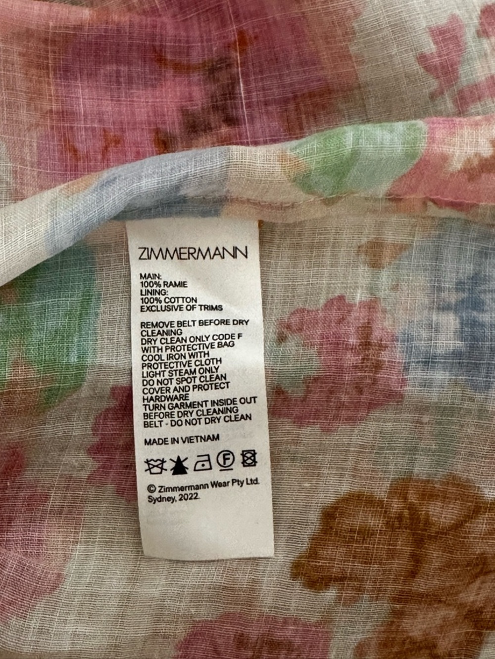 NWT $795 Zimmermann Raie Lantern Minidress
Size AU OP, US 2P - Picture 11 of 17